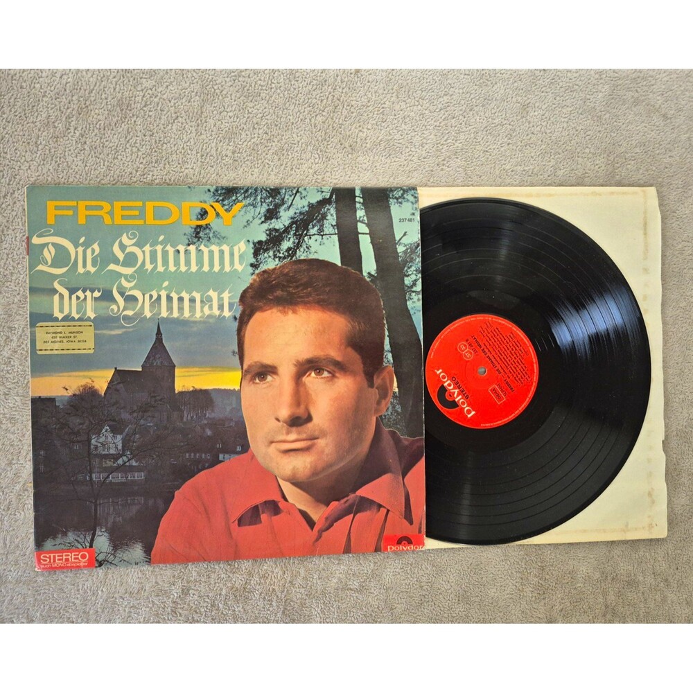 Freddy - Die Stimme der Heimat Vinyl LP Polydor 237 481 12" German Stereo